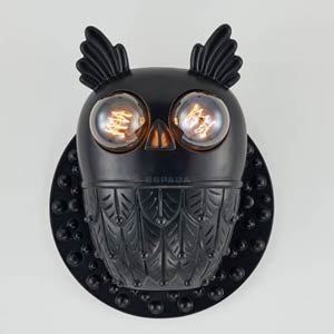 Barnrum Deco Animal Owl Wall Lampa