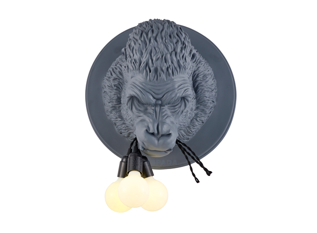 Wall Mounted Gorilla Head Light