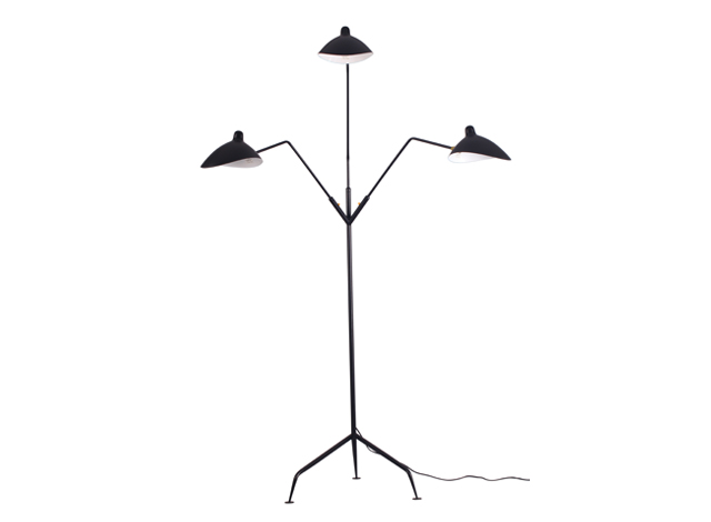 Replica Serge Mouille 3 Arms Tripod Floor Lamp