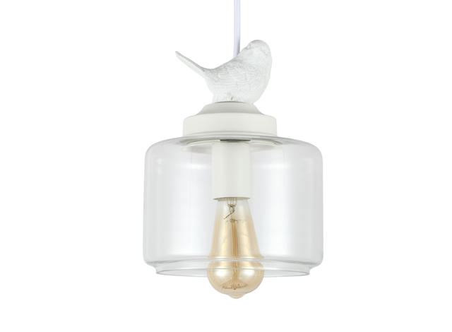 ES092 Nordic Decorative Bird Clear Glass Pendant Light